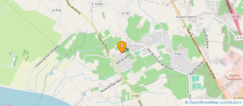 localisation de l'entreprise MONSIEUR BRICE SOMOLINOS  SAINT GERVAIS