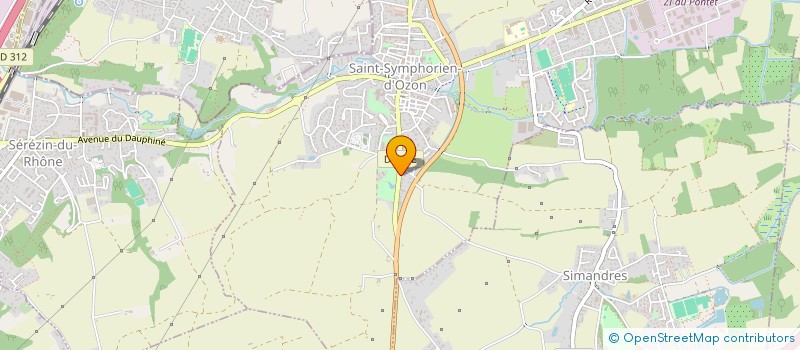 localisation de l'entreprise MONSIEUR BRICE SOPHABMIXAY  SAINT-SYMPHORIEN-D'OZON