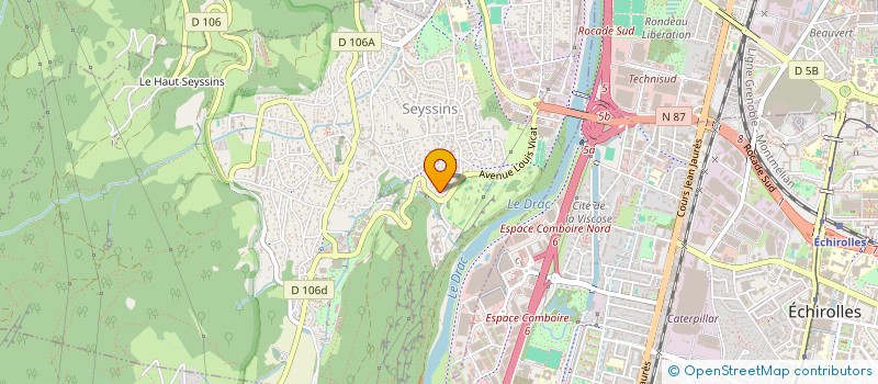 localisation de l'entreprise MONSIEUR BRICE STAMBOULIAN à SEYSSINS