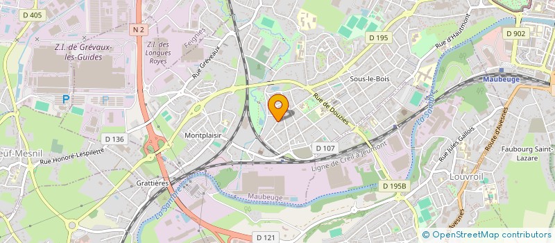 localisation de l'entreprise MONSIEUR BRICE STROOBANT  MAUBEUGE