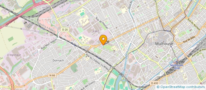 localisation de l'entreprise MONSIEUR BRICE SUTTER  MULHOUSE