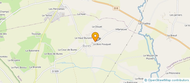 localisation de l'entreprise MONSIEUR BRICE SUZANNE à BURES