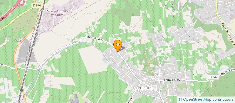 localisation de l'entreprise MONSIEUR BRICE TATE  PUJAUT