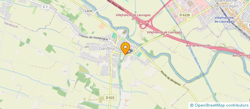 localisation de l'entreprise MONSIEUR BRICE TAURINES  GARDOUCH