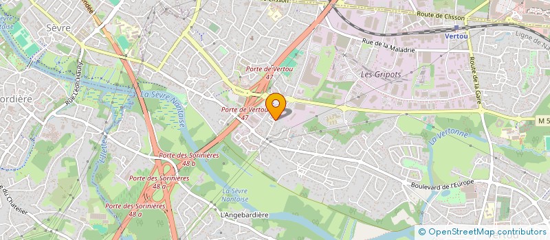 localisation de l'entreprise MONSIEUR BRICE TECHER  VERTOU