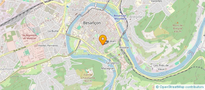 localisation de l'entreprise MONSIEUR BRICE TERZAGHI à BESANCON