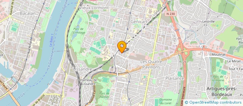 localisation de l'entreprise MONSIEUR BRICE THIEBAUT  LORMONT