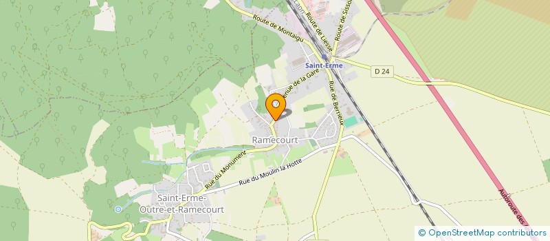 localisation de l'entreprise MONSIEUR BRICE THIEFFINE  AUBIGNY-EN-LAONNOIS