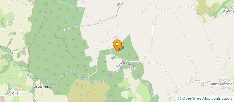 localisation de l'entreprise MONSIEUR BRICE THOMAS  SAINT-NICODEME