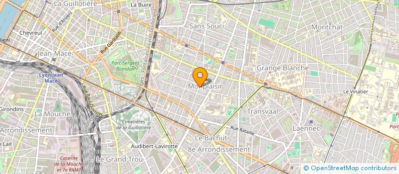 localisation de l'entreprise MONSIEUR BRICE THOMASSIN  LYON