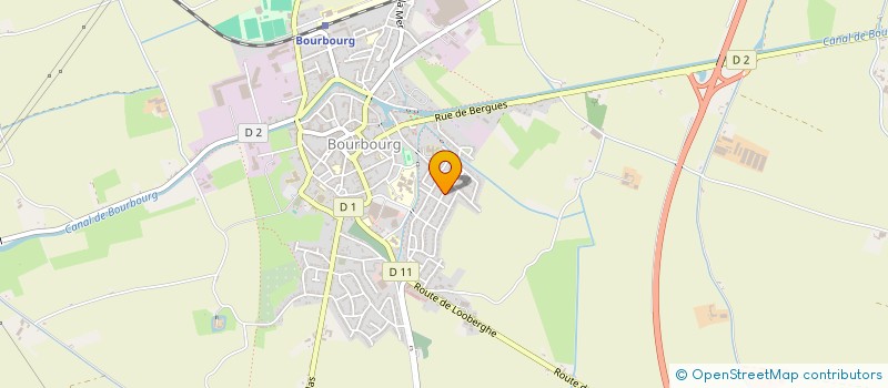 localisation de l'entreprise MONSIEUR BRICE THOUVENIN à BOURBOURG