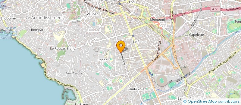 localisation de l'entreprise MONSIEUR BRICE TOCHON à MARSEILLE