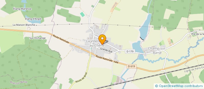 localisation de l'entreprise MONSIEUR BRICE TORELLI  LA VILLENEUVE-AU-CHENE