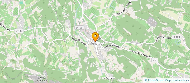 localisation de l'entreprise MONSIEUR BRICE TOUL  MENERBES