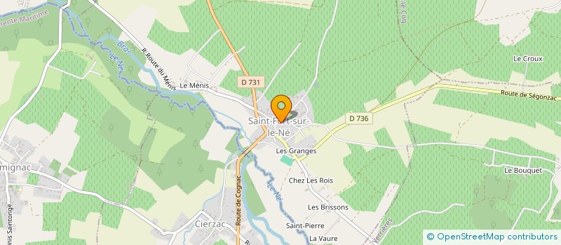 localisation de l'entreprise MONSIEUR BRICE TOURRAIS à SAINT-FORT-SUR-LE-NE