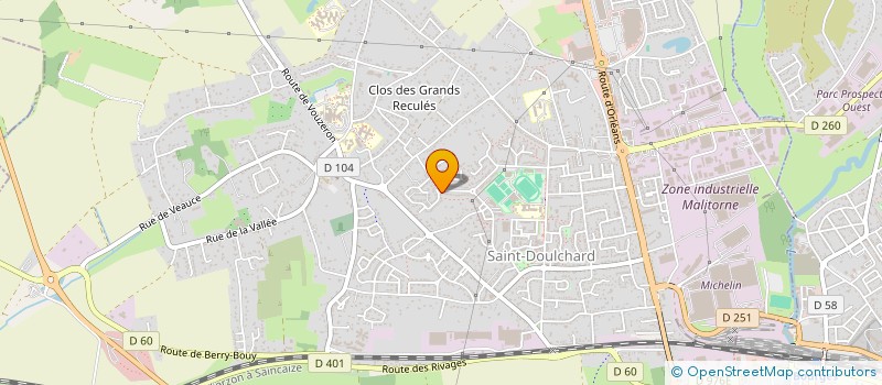 localisation de l'entreprise MONSIEUR BRICE TRAIN  BOURGES