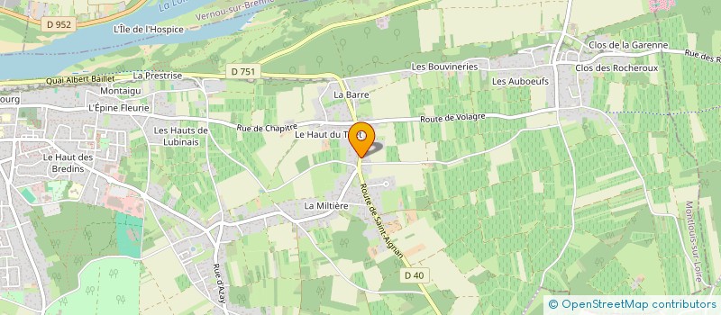 localisation de l'entreprise MONSIEUR BRICE VAILLOT  ROCHECORBON