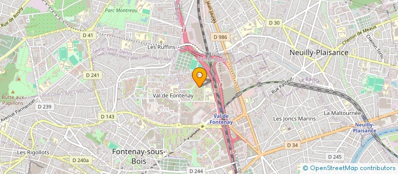 localisation de l'entreprise MONSIEUR BRICE VALIN à FONTENAY-SOUS-BOIS