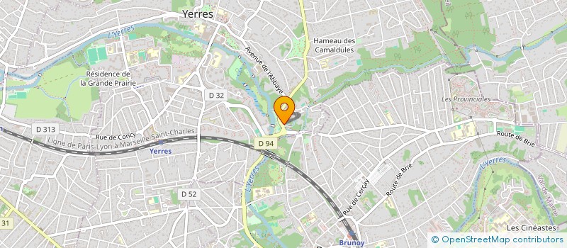 localisation de l'entreprise MONSIEUR BRICE VERDIER  YERRES