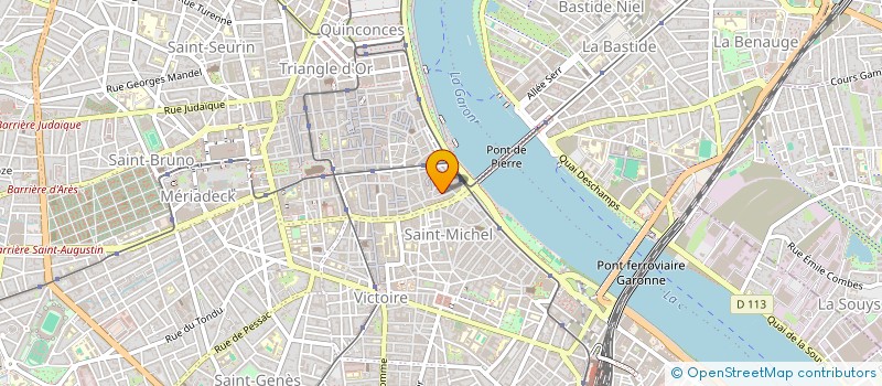 localisation de l'entreprise MONSIEUR BRICE VERGNE  BORDEAUX