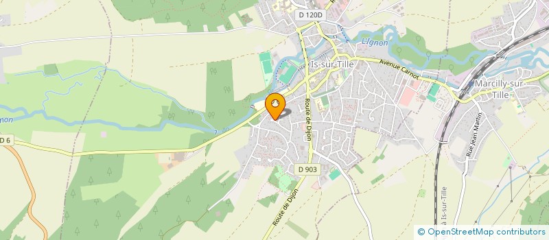 localisation de l'entreprise MONSIEUR BRICE VIEILLARD à IS-SUR-TILLE