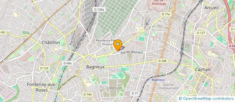localisation de l'entreprise MONSIEUR BRICE VIGNAL à BAGNEUX
