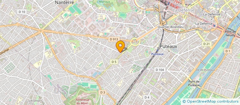 localisation de l'entreprise MONSIEUR BRICE VIMONT  PUTEAUX