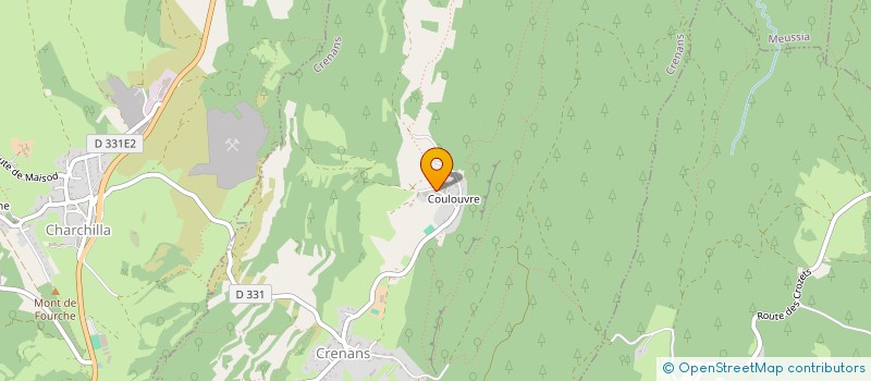 localisation de l'entreprise MONSIEUR BRICE VINCENT  CRENANS