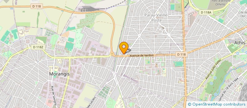 localisation de l'entreprise MONSIEUR BRICE-VINCENT MORICEAU  PARAY-VIEILLE-POSTE