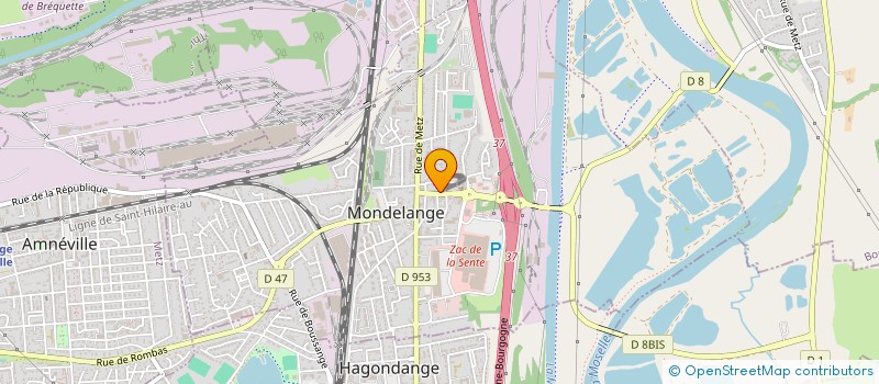 localisation de l'entreprise MONSIEUR BRICE WIRBEL  MONDELANGE