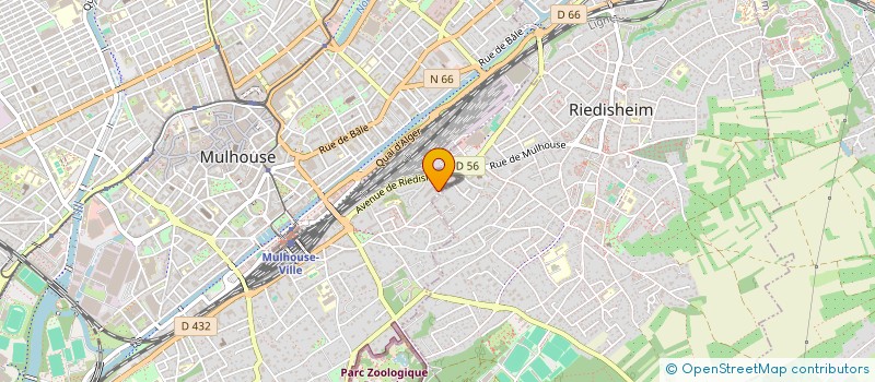 localisation de l'entreprise MONSIEUR BRICE ZACCAGNINI  MULHOUSE