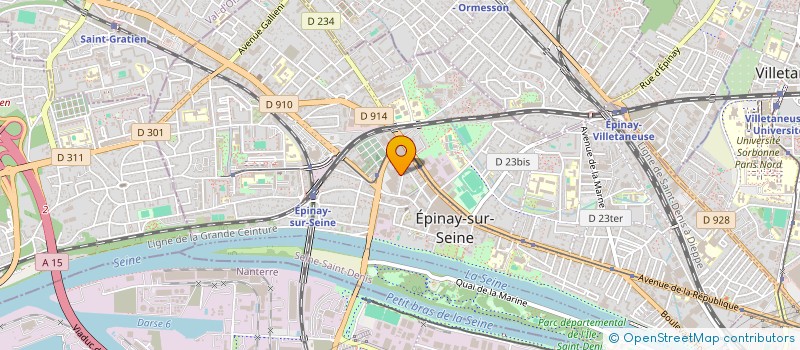 localisation de l'entreprise MONSIEUR BRICEMY FLEURY à EPINAY-SUR-SEINE