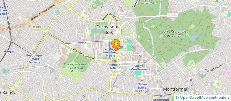 localisation de l'entreprise MONSIEUR BRIDAA JABBOURI à CLICHY-SOUS-BOIS
