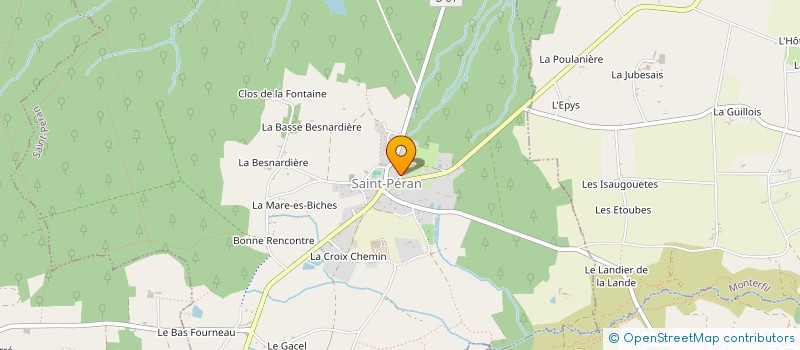 localisation de l'entreprise MONSIEUR BRIEG GUERVENO  SAINT-PERAN