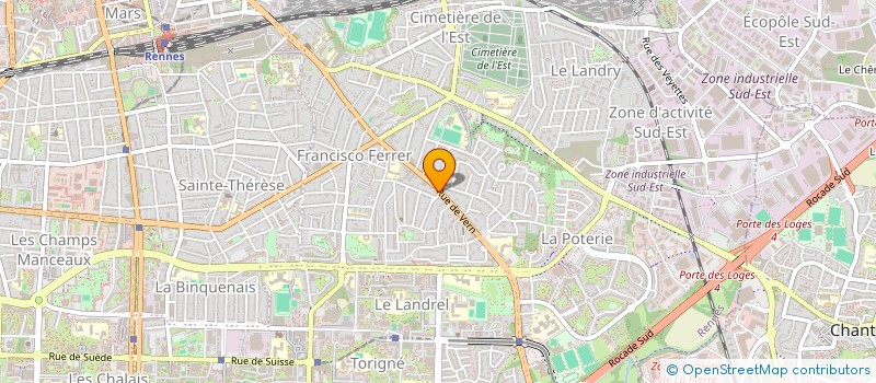 localisation de l'entreprise MONSIEUR BRIEG PERESSE  RENNES