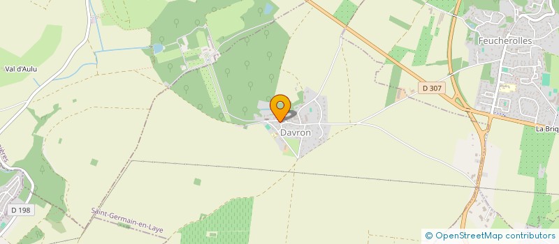 localisation de l'entreprise MONSIEUR BRIEUC CHATEL  DAVRON