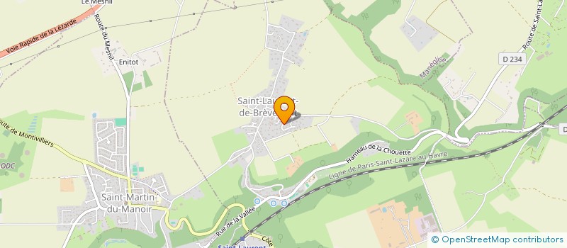 localisation de l'entreprise MONSIEUR BRIEUC COTTARD  SAINT-LAURENT-DE-BREVEDENT