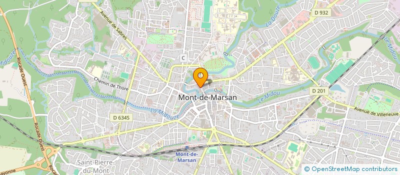 localisation de l'entreprise MONSIEUR BRIEUC DEL ALAMO  MONT-DE-MARSAN