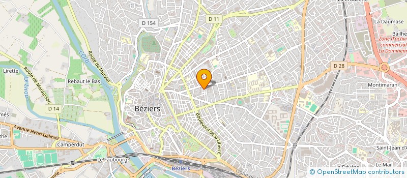 localisation de l'entreprise MONSIEUR BRIEUC GENOT  BEZIERS