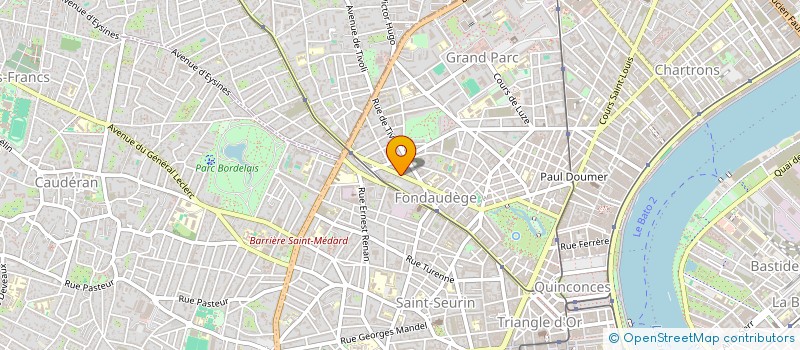 localisation de l'entreprise MONSIEUR BRIEUC GILLIBERT  BORDEAUX