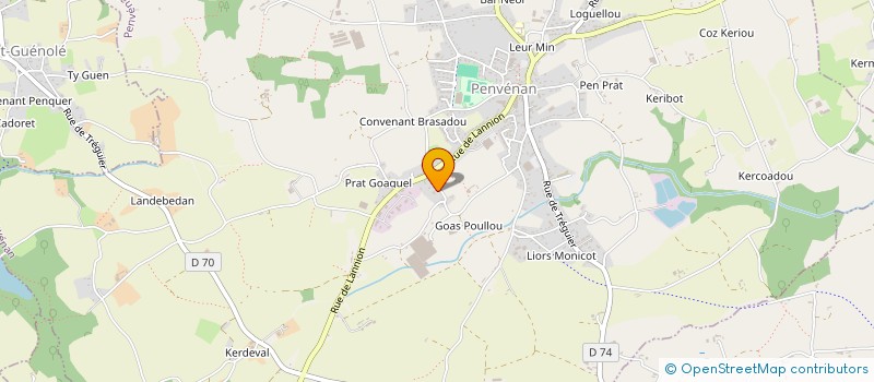 localisation de l'entreprise MONSIEUR BRIEUC HERLIDOU à PENVENAN