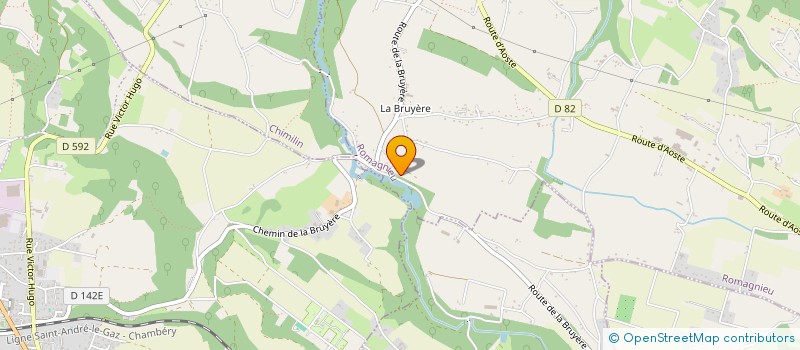 localisation de l'entreprise MONSIEUR BRIEUC HOUSSAYE à ROMAGNIEU