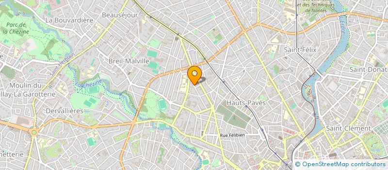 localisation de l'entreprise MONSIEUR BRIEUC KERNINON à NANTES