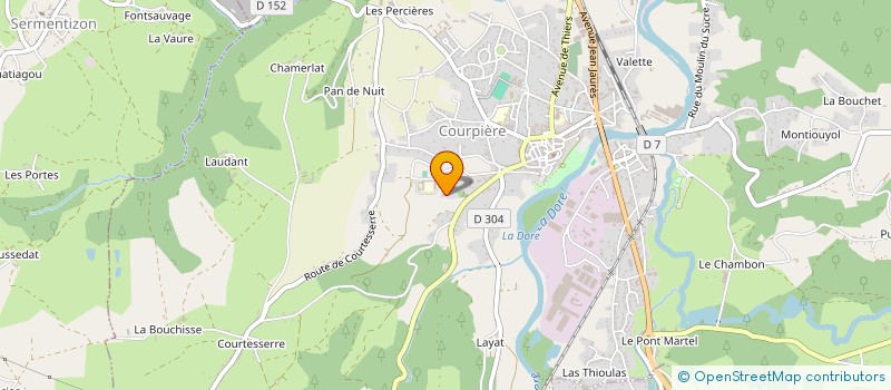 localisation de l'entreprise MONSIEUR BRIEUC LE CORVAISIER à COURPIERE