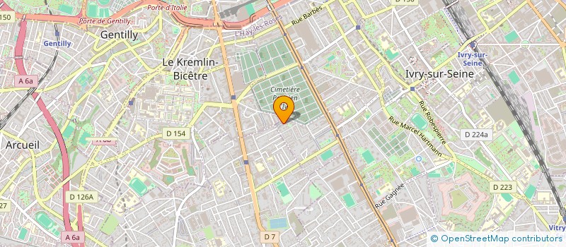 localisation de l'entreprise MONSIEUR BRIEUC LE PARC  IVRY-SUR-SEINE