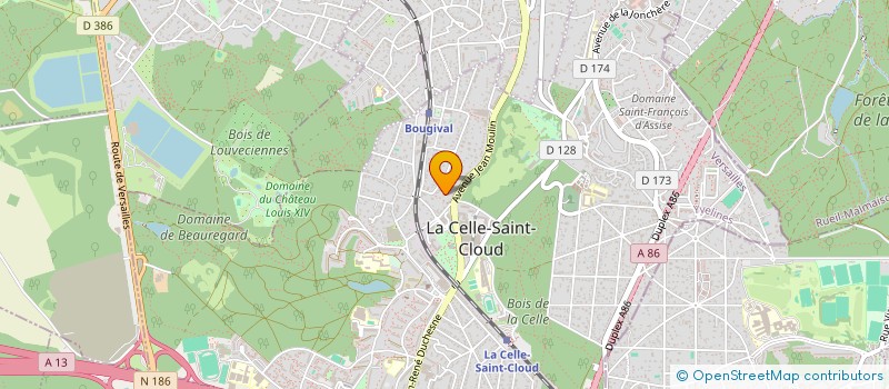 localisation de l'entreprise MONSIEUR BRIEUC PREVOST  LA CELLE-SAINT-CLOUD