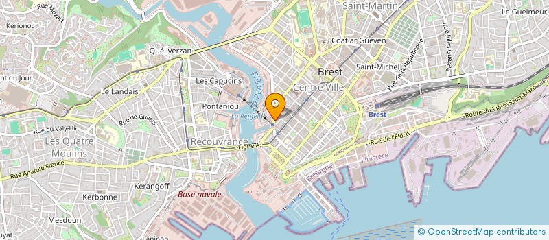 localisation de l'entreprise MONSIEUR BRIEUC SANQUER à BREST
