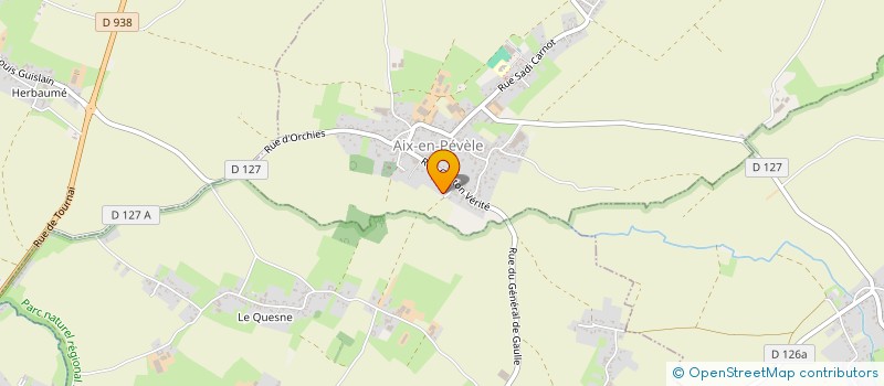 localisation de l'entreprise MONSIEUR BRIEUC SARELS  AIX-EN-PEVELE