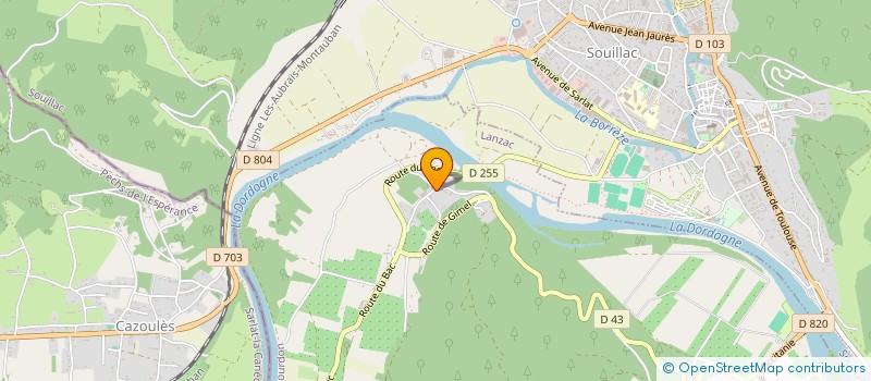 localisation de l'entreprise MONSIEUR BRIEUX LANGLAIS  LANZAC