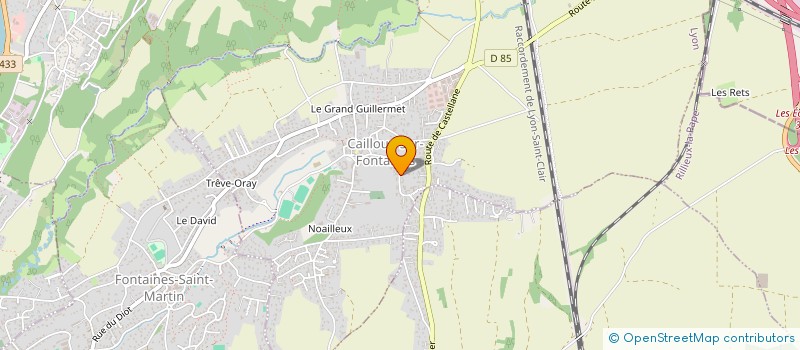 localisation de l'entreprise MONSIEUR BRIEUX MICHOUD  CAILLOUX-SUR-FONTAINES